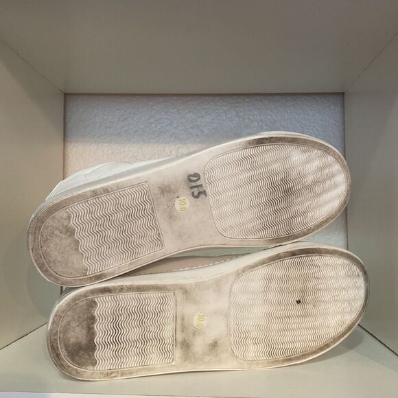 Steve Madden Bianka Sneakers Womens 10M White Studded Streetwear Minimalist - Picture 14 of 14